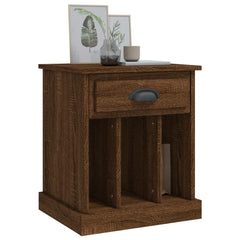 vidaXL Bedside Cabinets 2 pcs Brown Oak 43x36x50 cm 4