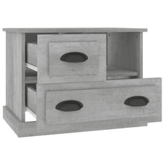 vidaXL Bedside Cabinet Concrete Grey 60x39x45 cm 6