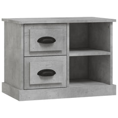 vidaXL Bedside Cabinet Concrete Grey 60x35.5x45 cm 2