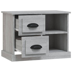 vidaXL Bedside Cabinet Grey Sonoma 60x35.5x45 cm 6