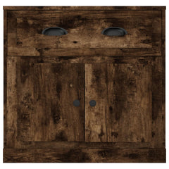 vidaXL Sideboard Smoked Oak 70x35.5x67.5 cm Engineered Wood 6