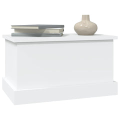Storage Box Engineered Wood Height 28 cm White 50 cm 30 cm