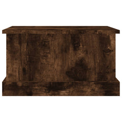 vidaXL Storage Box Smoked Oak 50x30x28 cm Engineered Wood 5