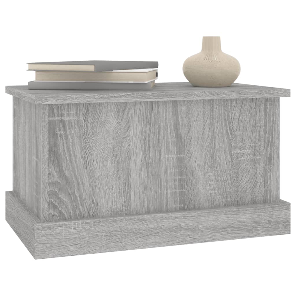 Storage Box Engineered Wood Height 28 cm Grey sonoma 50 cm 30 cm