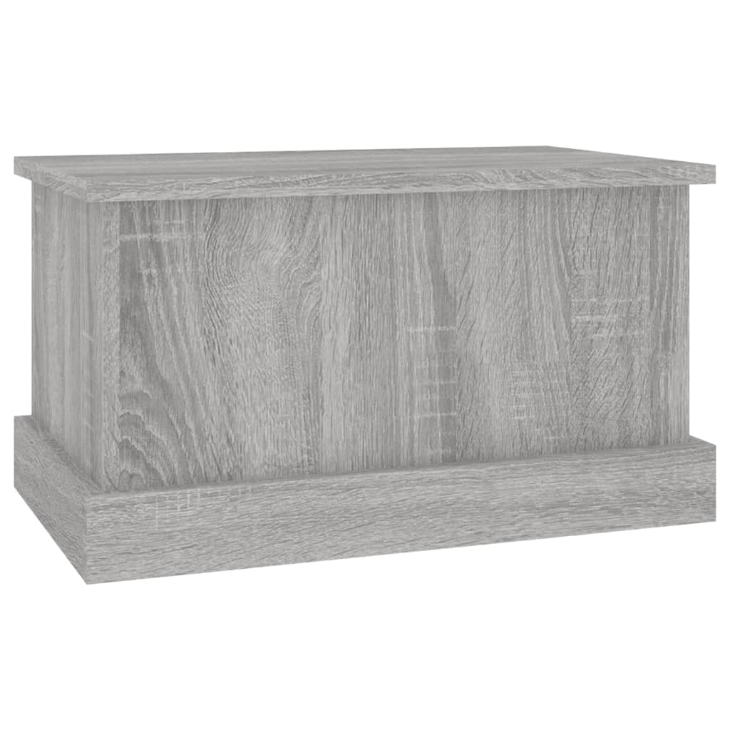 vidaXL Storage Box Grey Sonoma 50x30x28 cm Engineered Wood 4