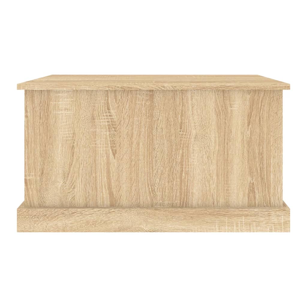 vidaXL Storage Box Sonoma Oak 70x40x38 cm Engineered Wood 5