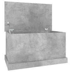 vidaXL Storage Box Concrete Grey 70x40x38 cm Engineered Wood 2