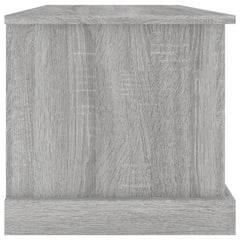 vidaXL Storage Box Grey Sonoma 70x40x38 cm Engineered Wood 6