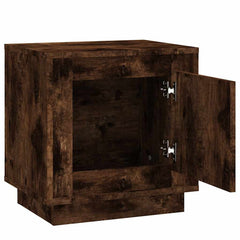 vidaXL Bedside Cabinets 2 pcs Smoked Oak 44x35x45 cm Engineered Wood 6