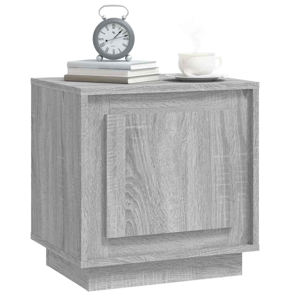 vidaXL Bedside Cabinets 2 pcs Grey Sonoma 44x35x45 cm Engineered Wood 4