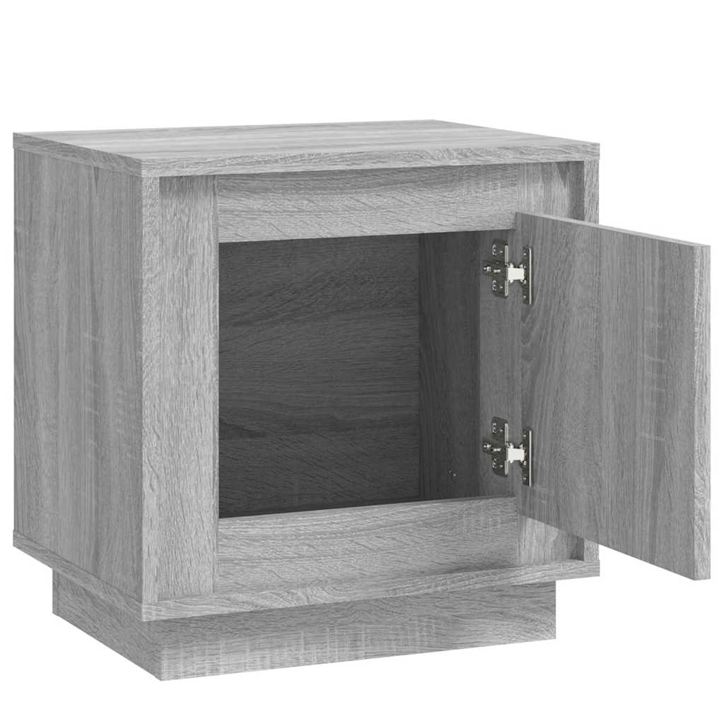 vidaXL Bedside Cabinets 2 pcs Grey Sonoma 44x35x45 cm Engineered Wood 6