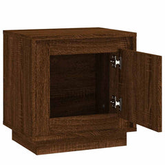 vidaXL Bedside Cabinets 2 pcs Brown Oak 44x35x45 cm Engineered Wood 6