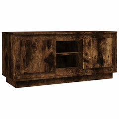 vidaXL TV Cabinet Smoked Oak 102x35x45 cm Engineered Wood 2