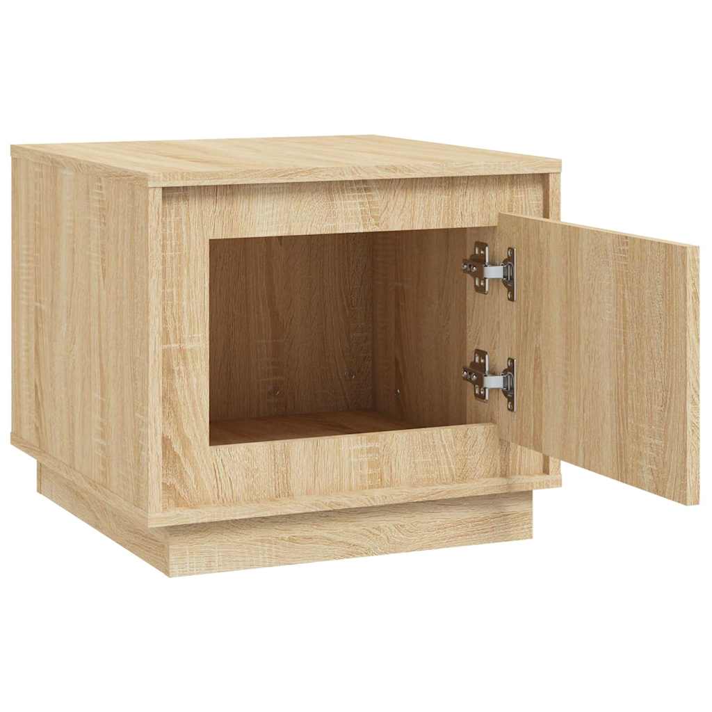vidaXL Coffee Table Sonoma Oak 51x50x44 cm Engineered Wood 6