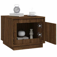 vidaXL Coffee Table Brown Oak 51x50x44 cm Engineered Wood 4