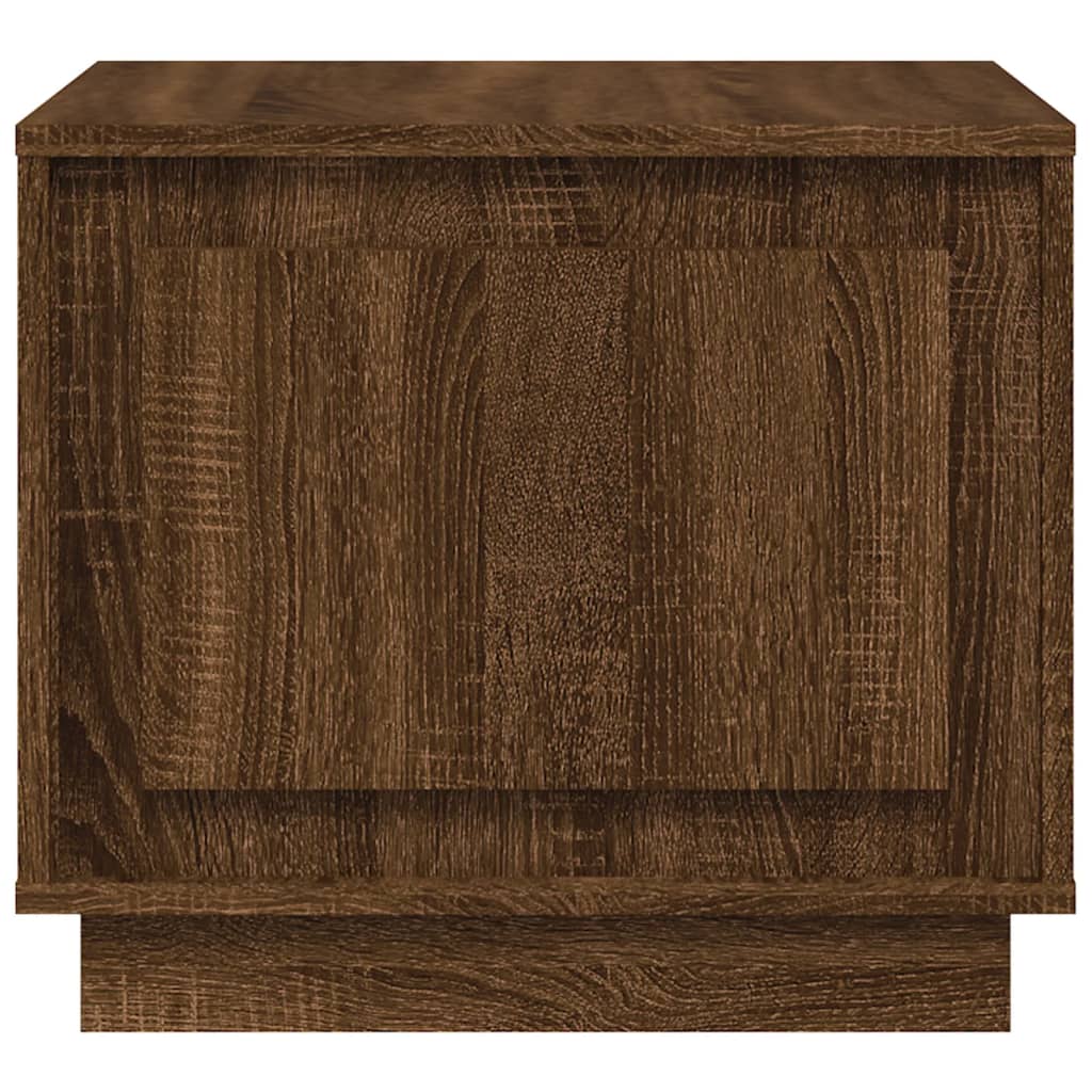 vidaXL Coffee Table Brown Oak 51x50x44 cm Engineered Wood 5