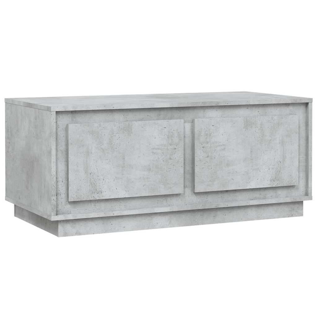 vidaXL Coffee Table Concrete Grey 102x50x44 cm Engineered Wood 2