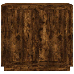 vidaXL Sideboard Smoked Oak 80x34x75 cm Engineered Wood 5
