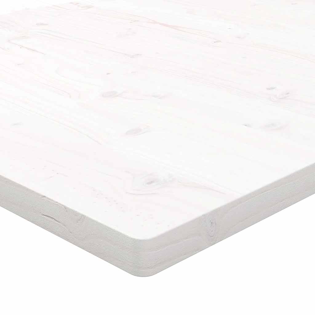 vidaXL Table Top | White | Solid Pine Wood | 80 x 40 cm 6