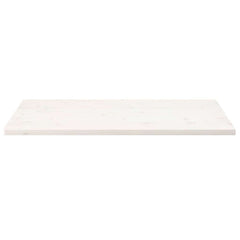 vidaXL Table Top White 100x50x2.5 cm Solid Wood Pine Rectangular 3