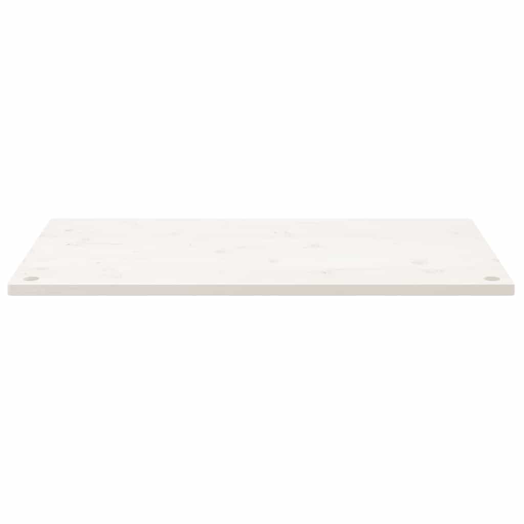 vidaXL Desk Top White 100x60x2.5 cm Solid Wood Pine 3