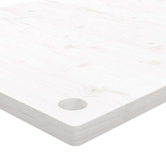 vidaXL Desk Top White 100x60x2.5 cm Solid Wood Pine 6