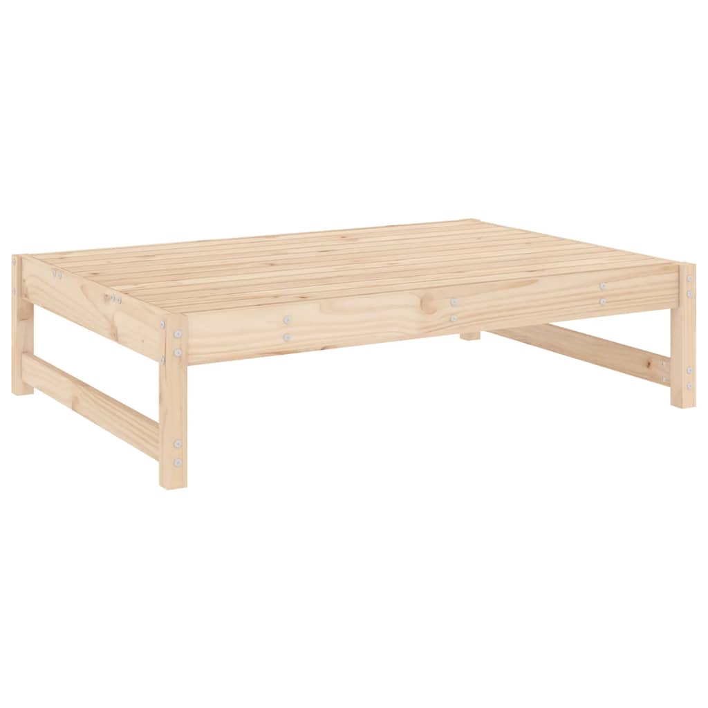vidaXL Garden Footstool 120x80 cm Solid Wood Pine 3