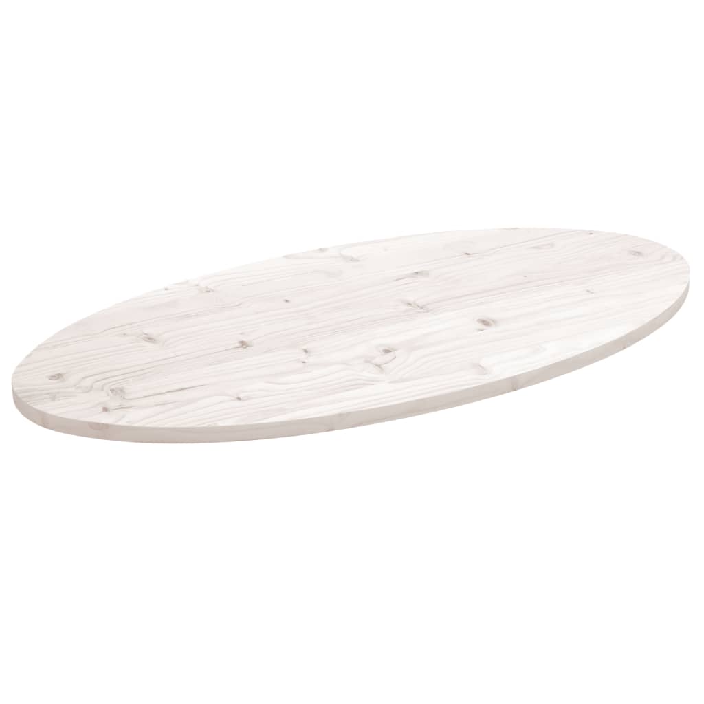 Table Top Solid Wood Pine Oval