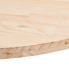 vidaXL Table Top 80x40x2.5 cm Solid Wood Pine Oval 6