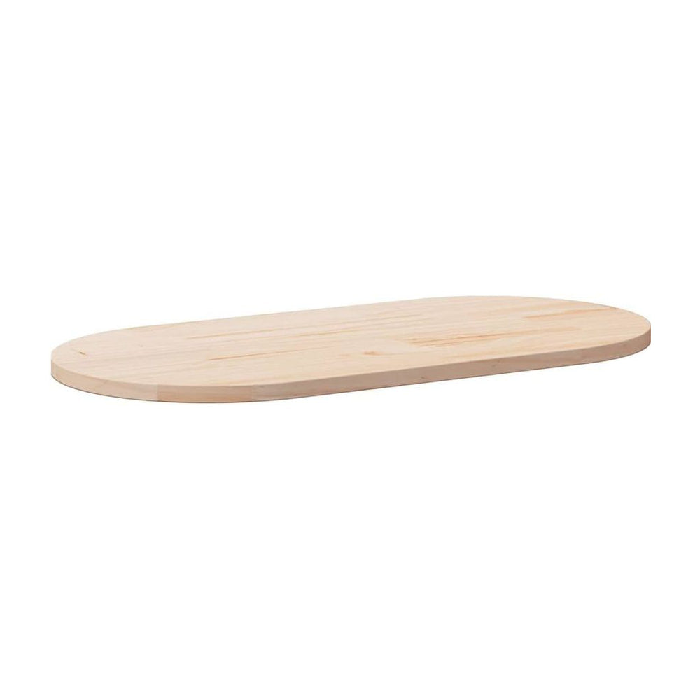 Table Top Solid Wood Pine Oval