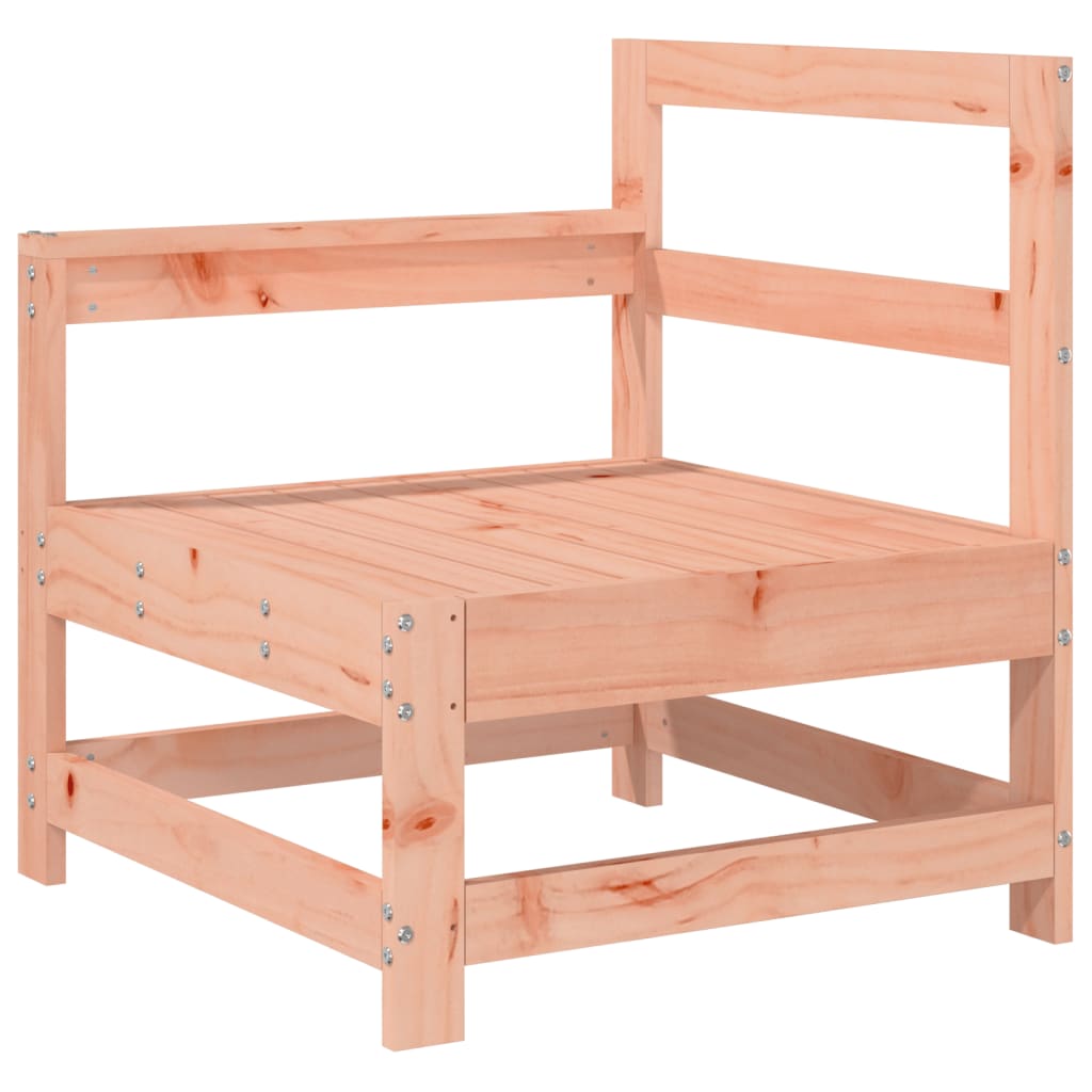 3 Piece Garden Lounge Set Solid Wood Douglas Douglas Wood 2-seater sofa with footstool