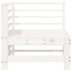 Garden Solid Wood Pine Corner Sofa White pine
