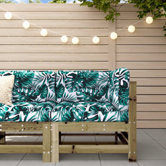 Garden Solid Wood Pine Corner Sofa Natural impregnated