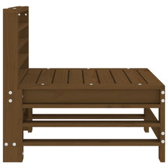 vidaXL Garden Middle Sofa Honey Brown Solid Wood Pine 5