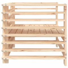 Garden Chairs 2 pcs Solid Wood Pine Armchair (2 pcs) Natural pine