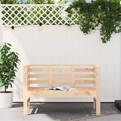 vidaXL Garden Bench 111.5x53x71 cm Solid Wood Pine 3