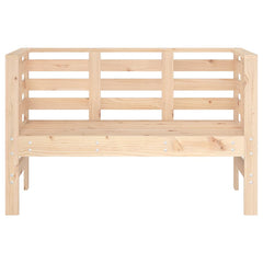 vidaXL Garden Bench 111.5x53x71 cm Solid Wood Pine 4
