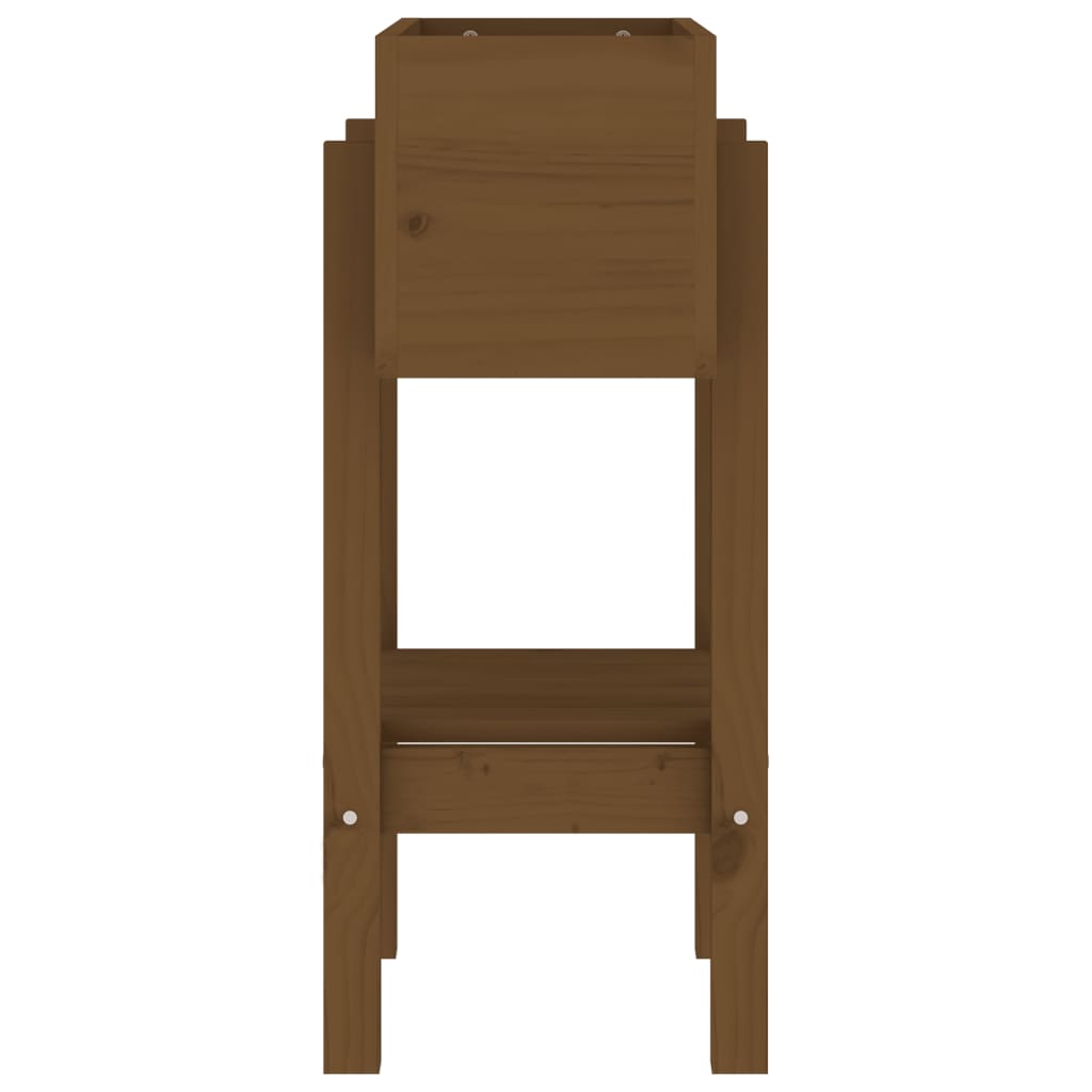 vidaXL Garden Planter Honey Brown 62x30x69 cm Solid Wood Pine 5