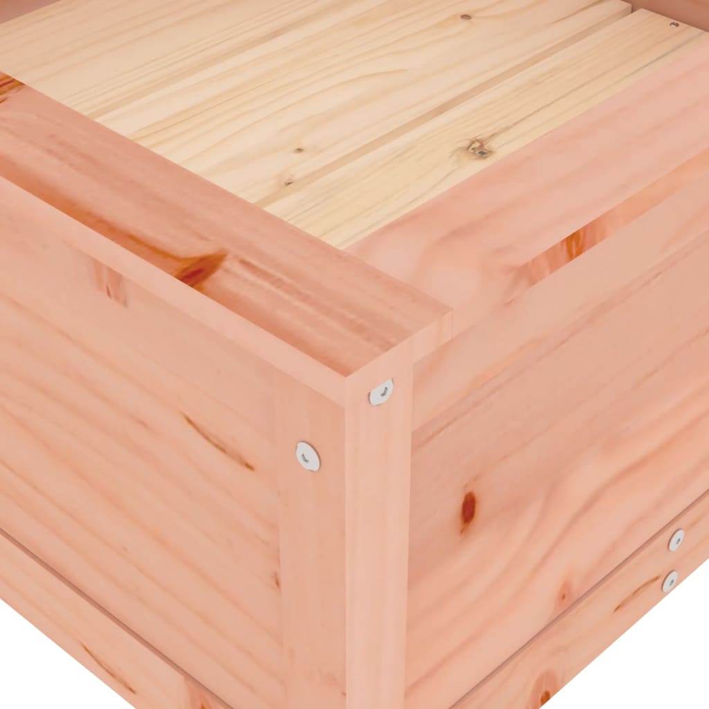 Garden Planter 82.5x82.5x39 cm Solid Wood Pine Natural douglas 39 cm