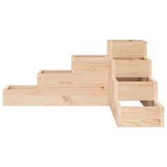 vidaXL Garden Planter 4-Tier 80.5x79x36 cm Solid Wood Pine 4