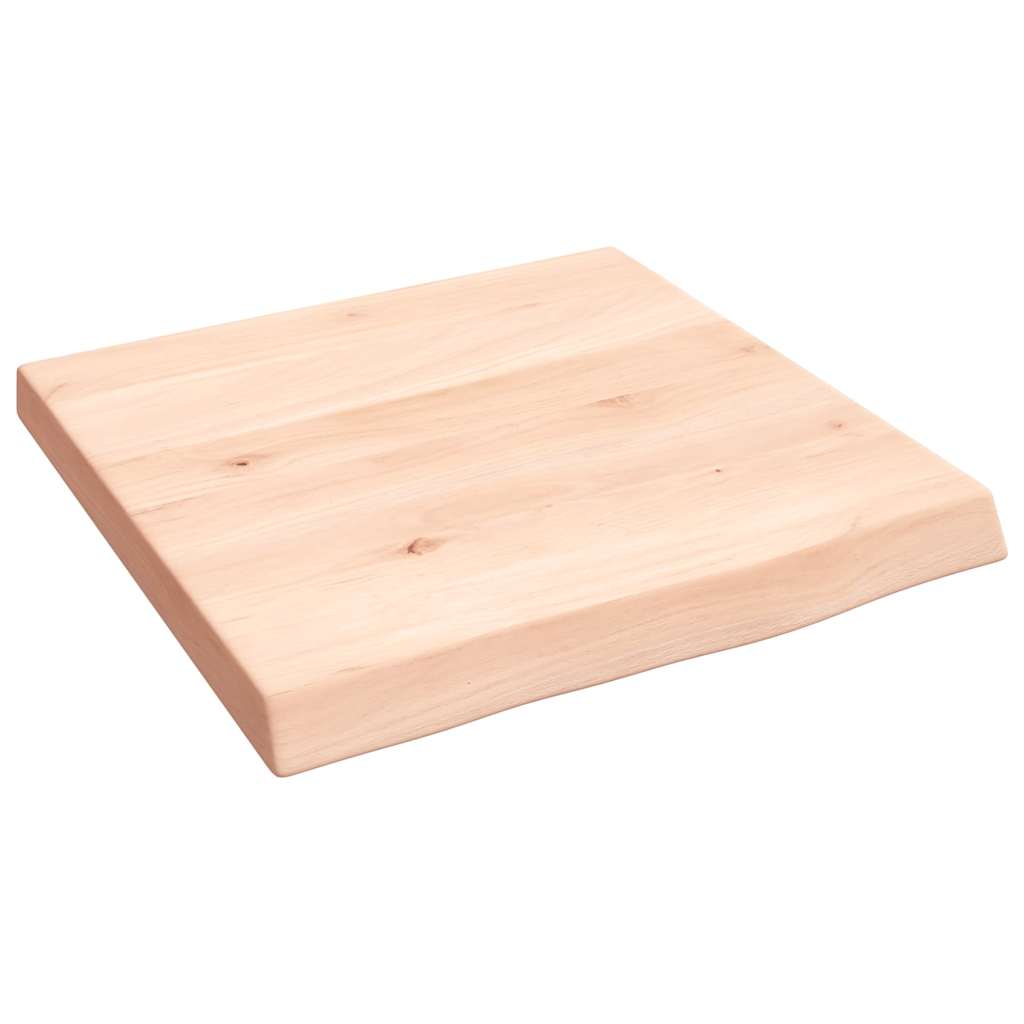 vidaXL Wall Shelf 40x40x(2-4) cm Untreated Solid Wood Oak 2