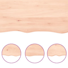 vidaXL Wall Shelf 40x40x(2-6) cm Untreated Solid Wood Oak 6