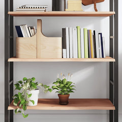 Wall Shelf Untreated Solid Wood Oak Natural Height Width