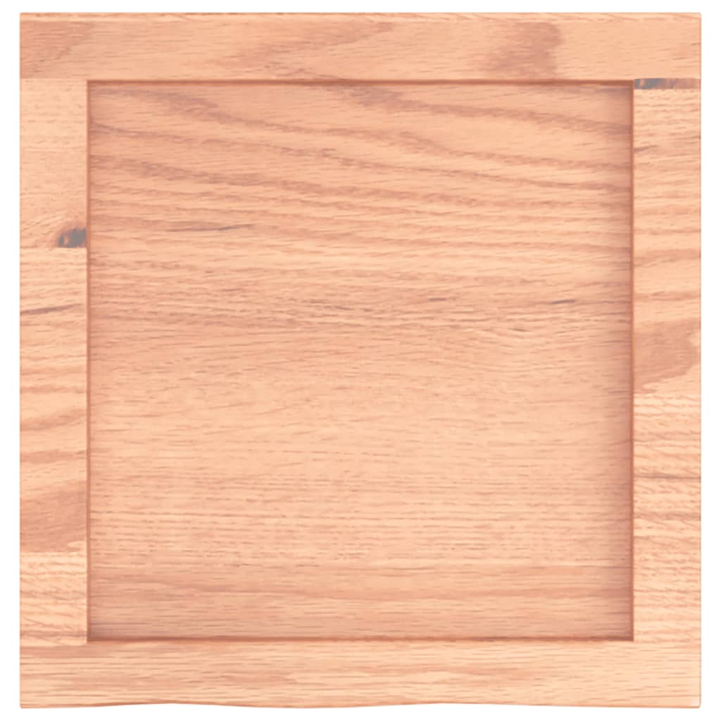 vidaXL Wall Shelf Light Brown 40x40x(2-4) cm Treated Solid Wood Oak 5