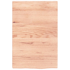 vidaXL Wall Shelf Light Brown 40x60x2 cm Treated Solid Wood Oak 4