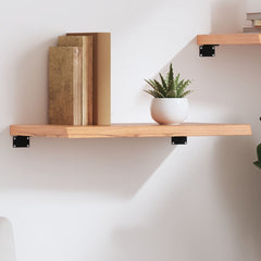vidaXL Wall Shelf 40x30x(2-4) Treated Solid Wood Oak Light Brown