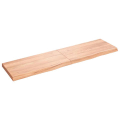 vidaXL Wall Shelf 40x30x(2-4) Treated Solid Wood Oak Light Brown