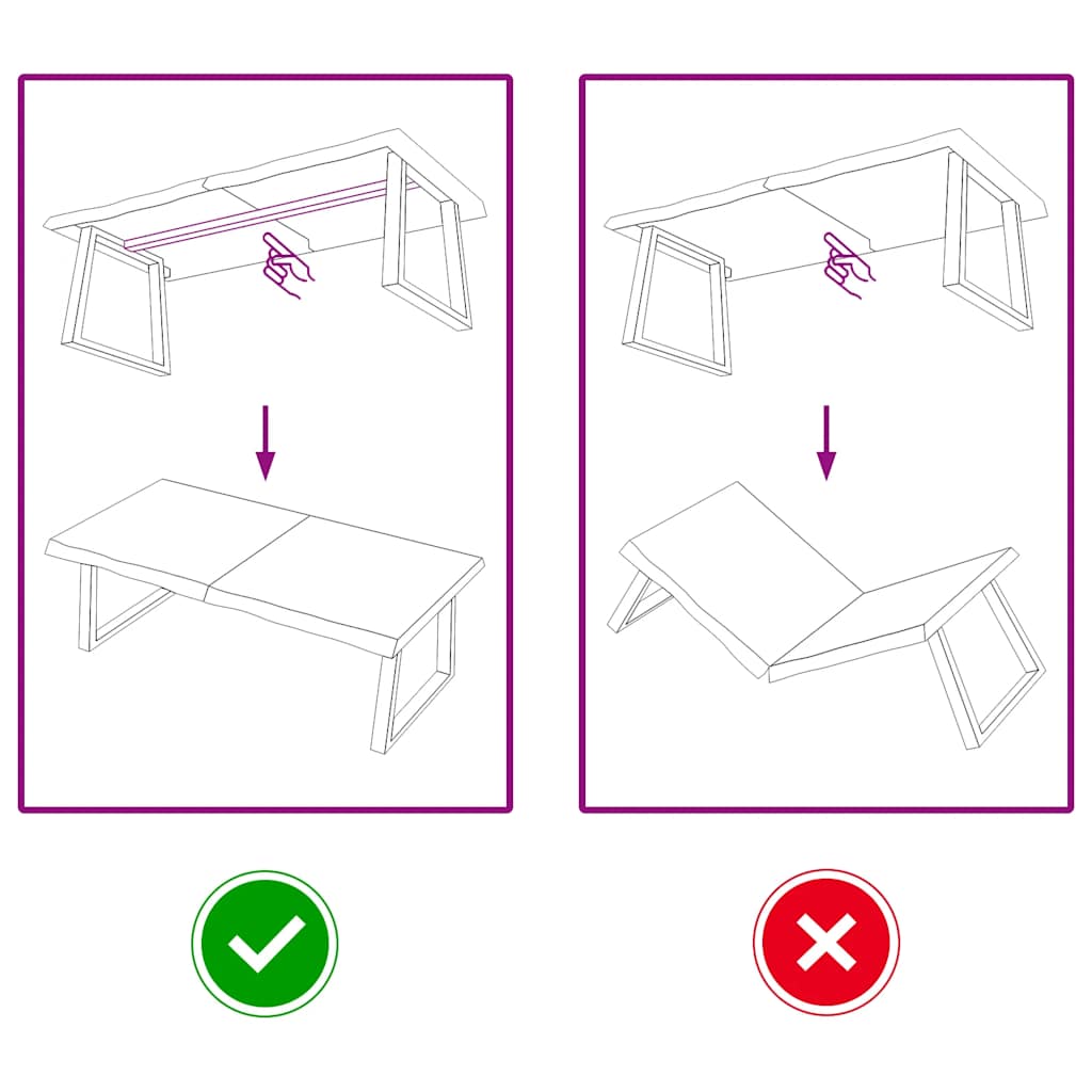 vidaXL Wall Shelf Light Brown 120x60x(2-4) cm Treated Solid Wood Oak 4