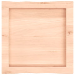 vidaXL Table Top 40x40x(2-4) cm Untreated Solid Wood Live Edge 4