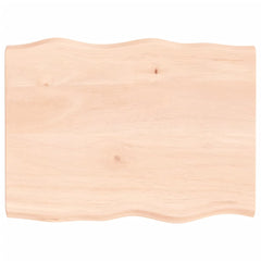 vidaXL Table Top 80x60x(2-4) cm Untreated Solid Wood Live Edge 2